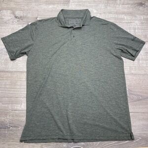 Anetik Polo Shirt Mens XL Green Premium Performance UPF 30+ Golf Short Sleeve